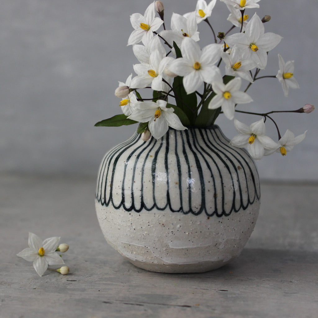 Ceramic Vases Blue Daisy