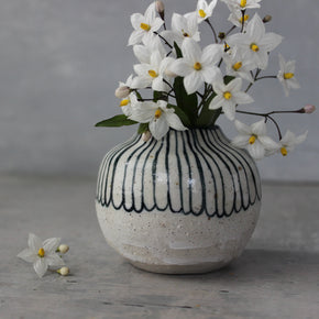 Ceramic Vases Blue Daisy