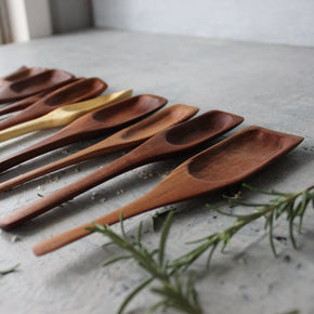 Hand Carved Wood Spoons Short