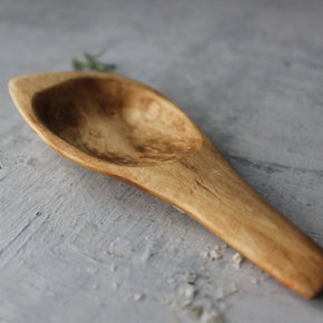 Hand Carved Wood Spoons Short