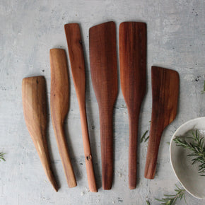 Hand Carved Wood Spatulas