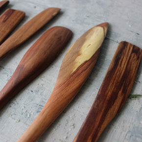 Hand Carved Wood Spreaders