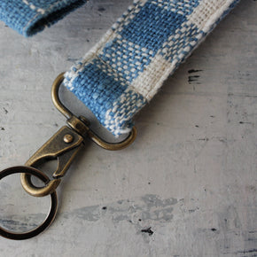 Handwoven Cotton Key Ring Fobs