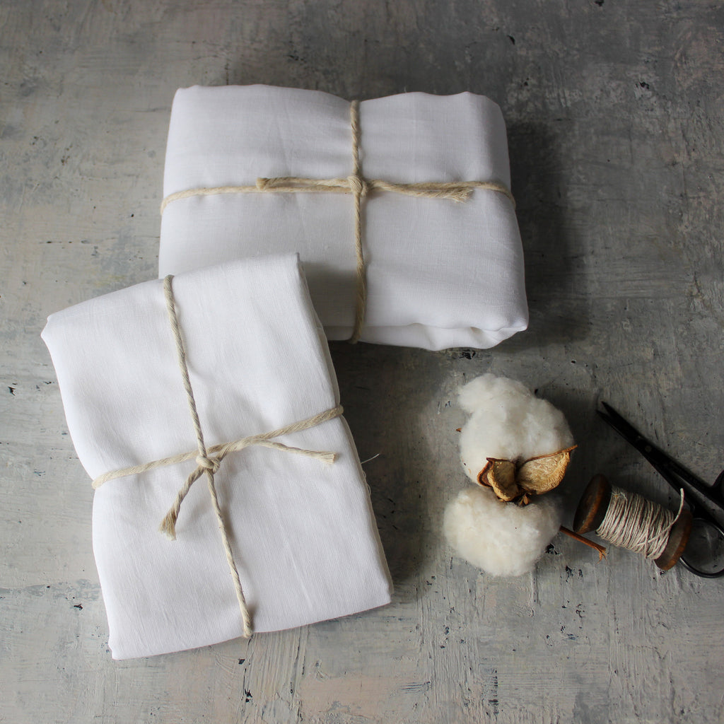 Organic Cotton Muslin Ivory