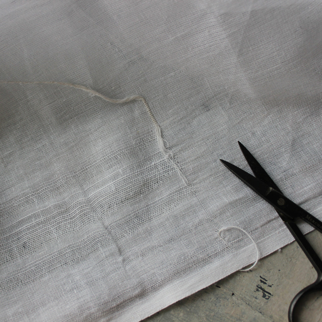 Organic Cotton Muslin Ivory