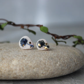 Porcelain Studs Dandelion #2
