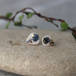Porcelain Studs Dandelion #2