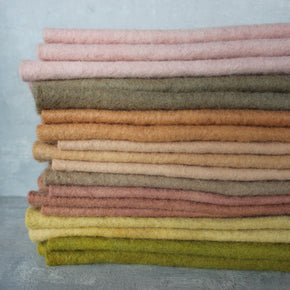 Plant Dyed Wool Felt Sheets