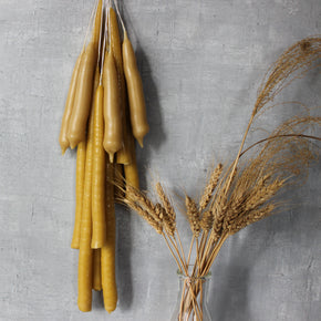 Local Beeswax Taper Candles