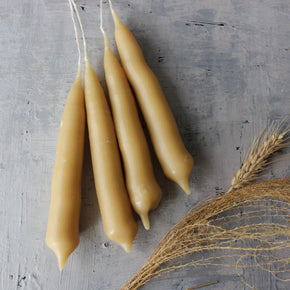 Local Beeswax Taper Candles