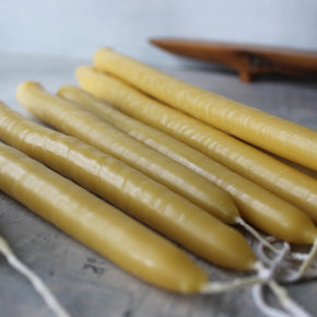 Local Beeswax Taper Candles