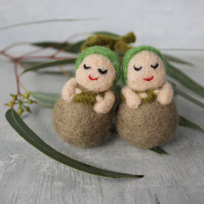 Gumnut Pod Babies Hanging Ornament