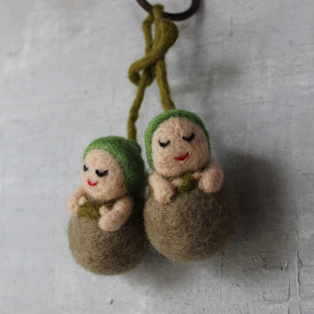 Gumnut Pod Babies Hanging Ornament
