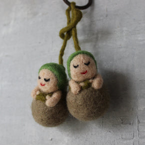 Gumnut Pod Babies Hanging Ornament