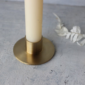 Brass Flat Candle Holder
