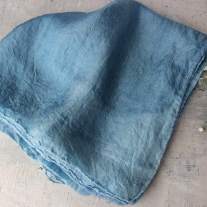 Indigo Dye Silk Scarves