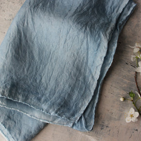 Indigo Dye Silk Scarves