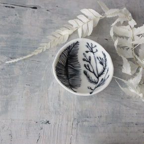 Tiny Feather Trinket Dishes