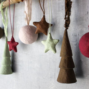 Danish Christmas Decorations : Stars + Trees + Baubles