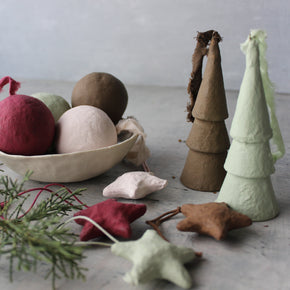 Danish Christmas Decorations : Stars + Trees + Baubles