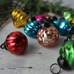 Glass Christmas Ornaments Mini
