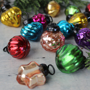 Glass Christmas Ornaments Mini