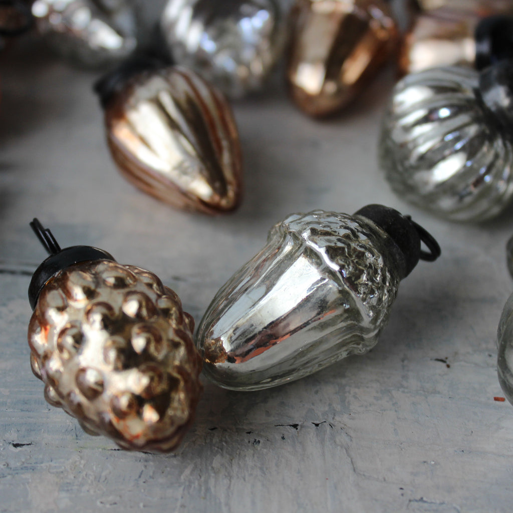 Glass Christmas Ornaments Mini