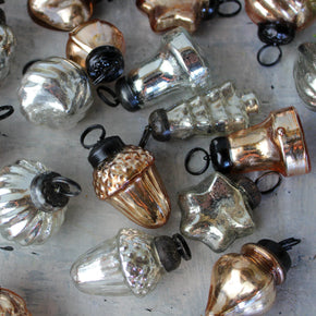 Glass Christmas Ornaments Mini