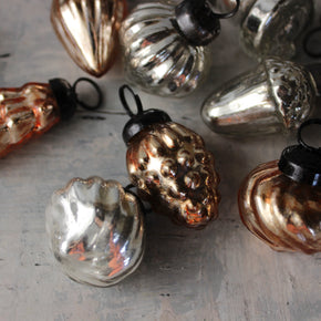 Glass Christmas Ornaments Mini