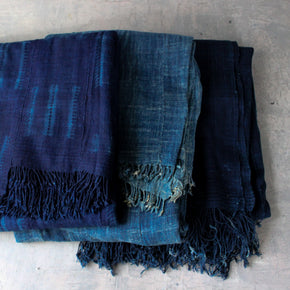 Mossi Indigo Cotton Stole No.1