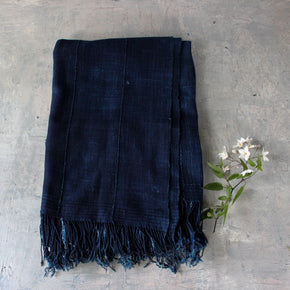 Mossi Indigo Cotton Stole No.1