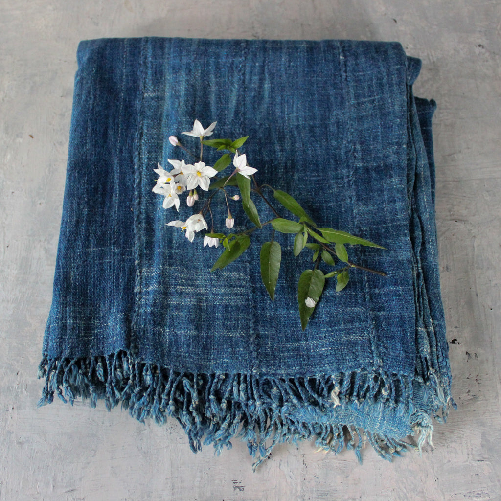 Mossi Indigo Cotton Stole No.2