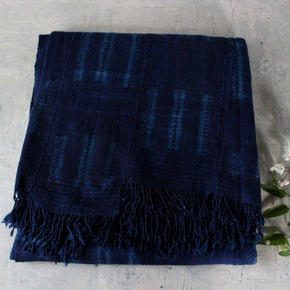 Mossi Indigo Cotton Stole No.3
