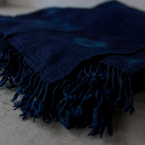 Mossi Indigo Cotton Stole No.3