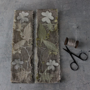 Eco-Print Calico Ribbon