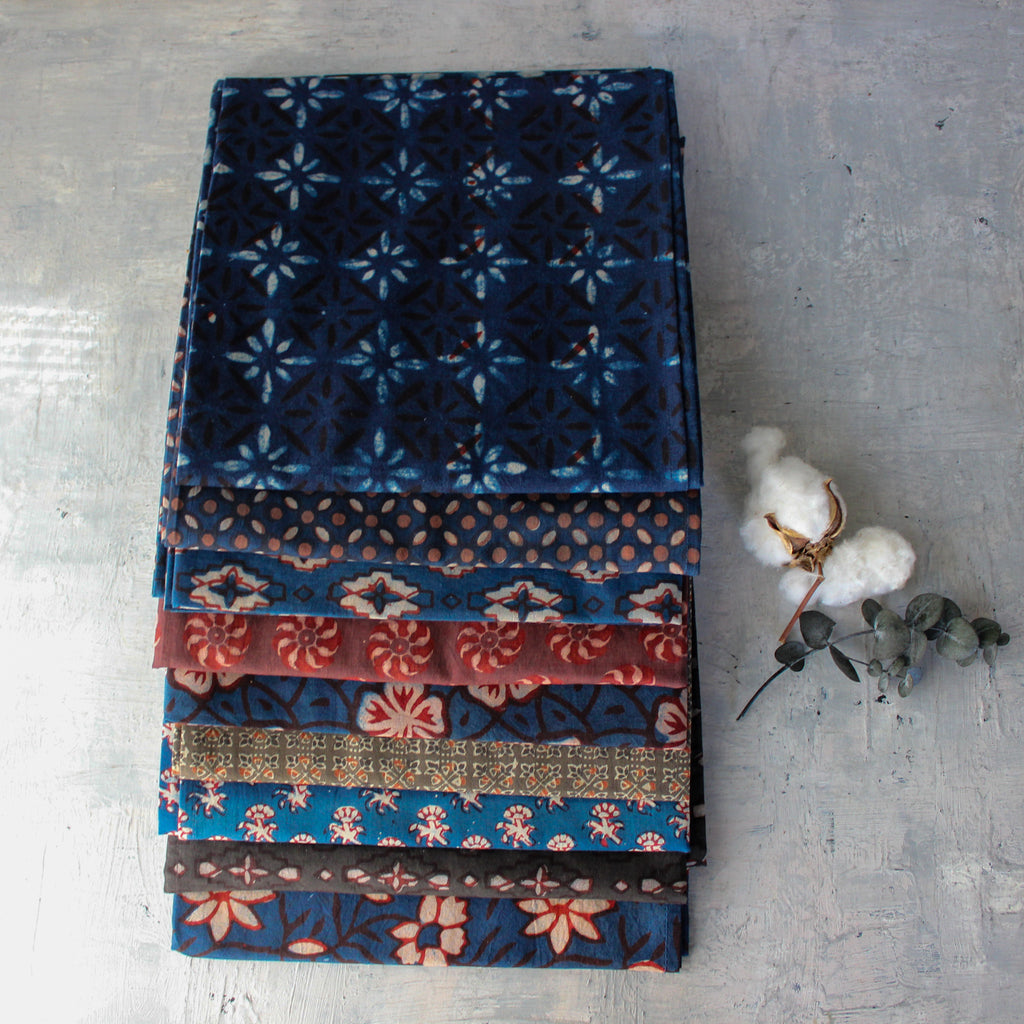 Woodblock Print Cotton Cloths