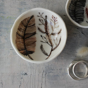 Feather Twig Trinket Dishes