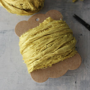 Botanical Dye Silk Ribbon