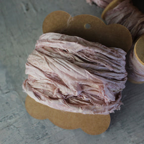 Botanical Dye Silk Ribbon