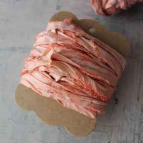 Botanical Dye Silk Ribbon