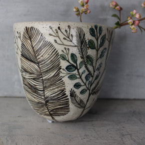 Wall Hanger Pot Feather
