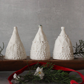 Porcelain Festive Cone Trees
