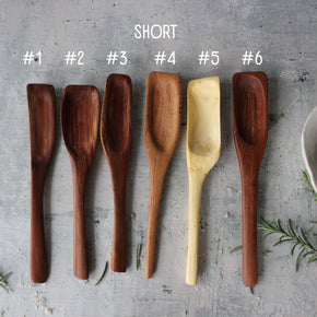 Hand Carved Wood Spoons Short