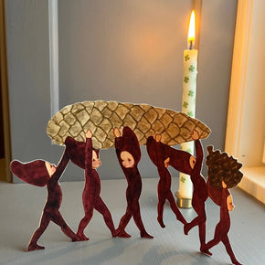 Danish Papercraft : Christmas Elves