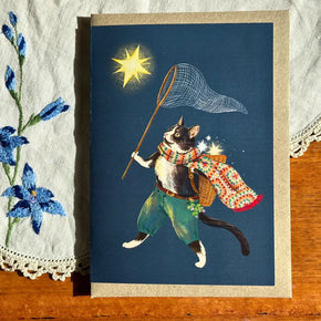 Anna Seed Card Ashy Cat - Tribe Castlemaine