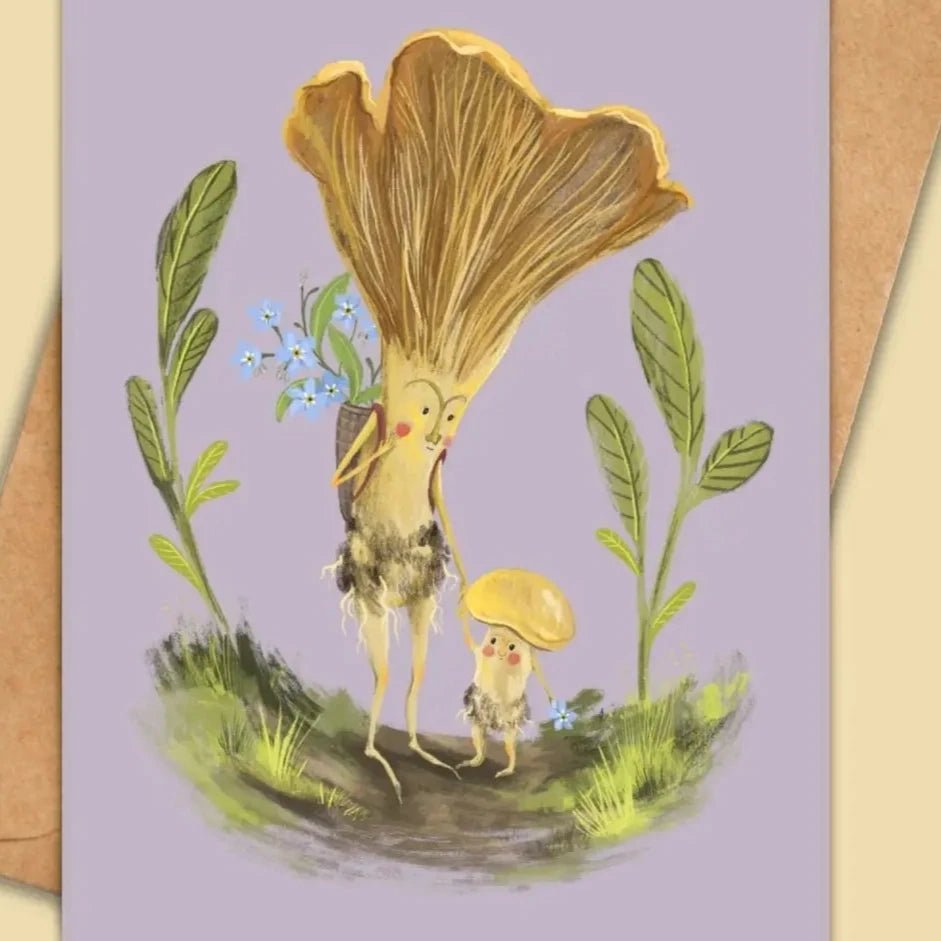 Anna Seed Card Mushroom Mama - Tribe Castlemaine