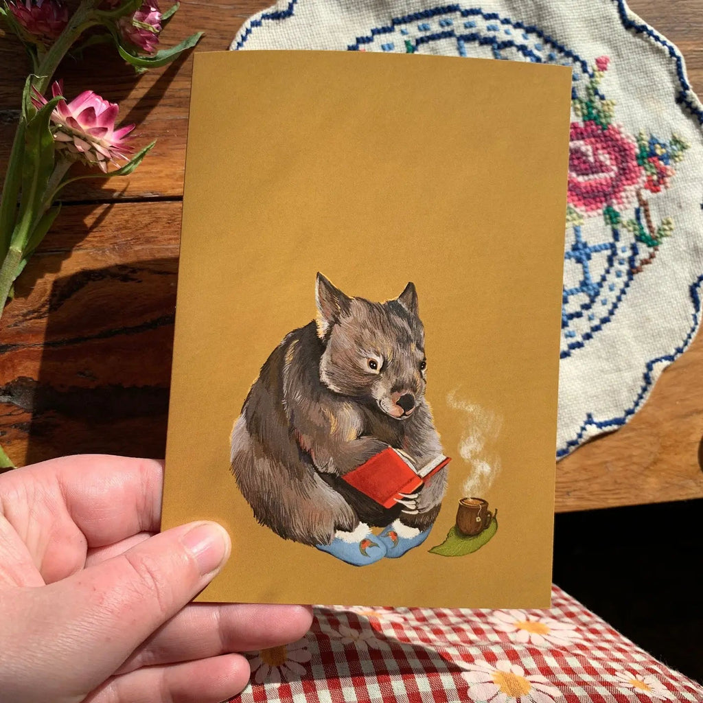 Anna Seed Card Reading Wombat - Tribe Castlemaine