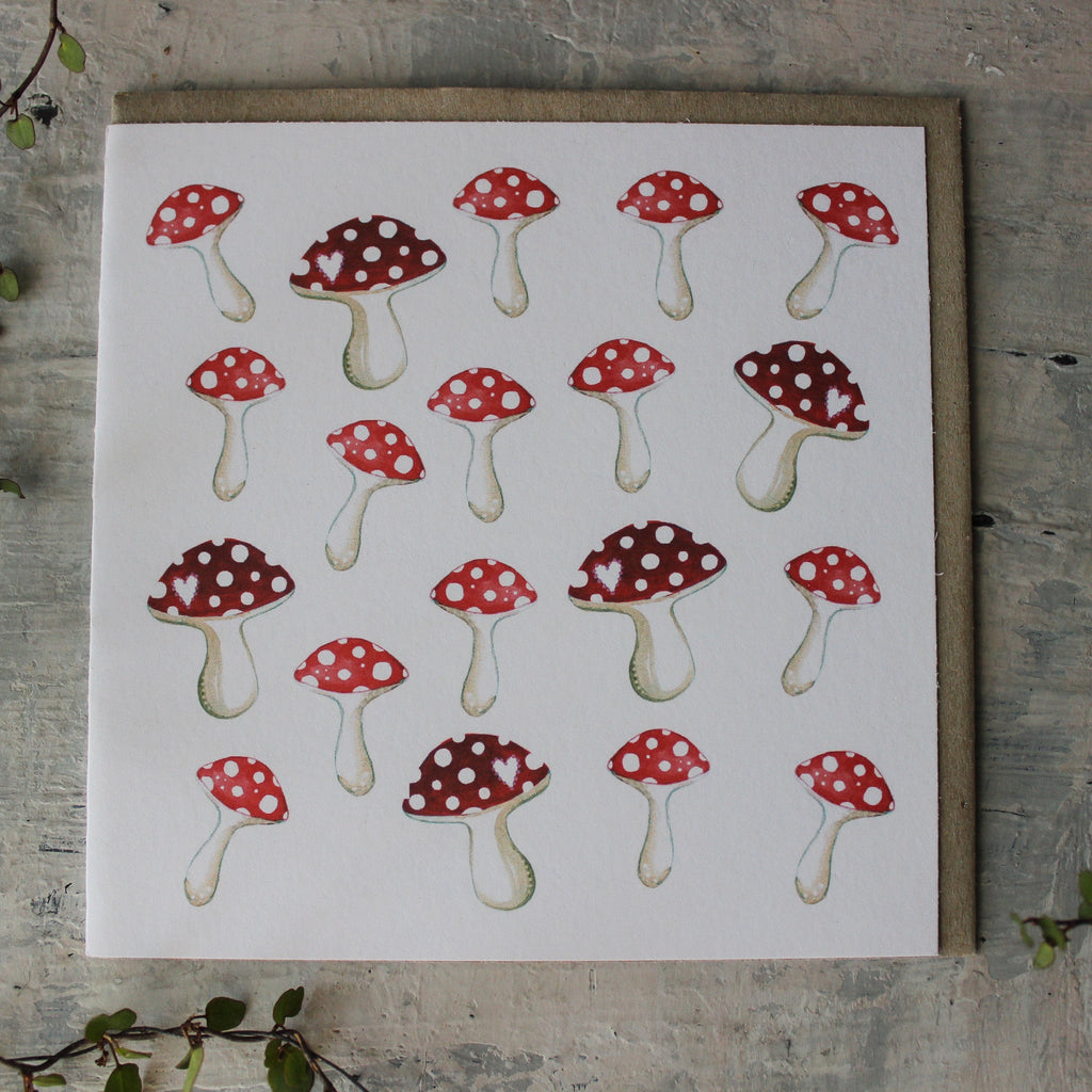 Anneko Toadstools Card - Tribe Castlemaine