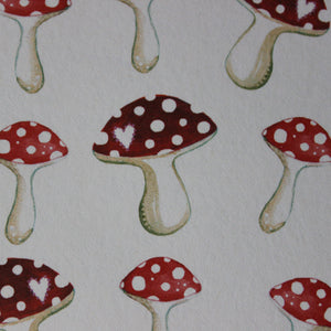 Anneko Toadstools Card - Tribe Castlemaine