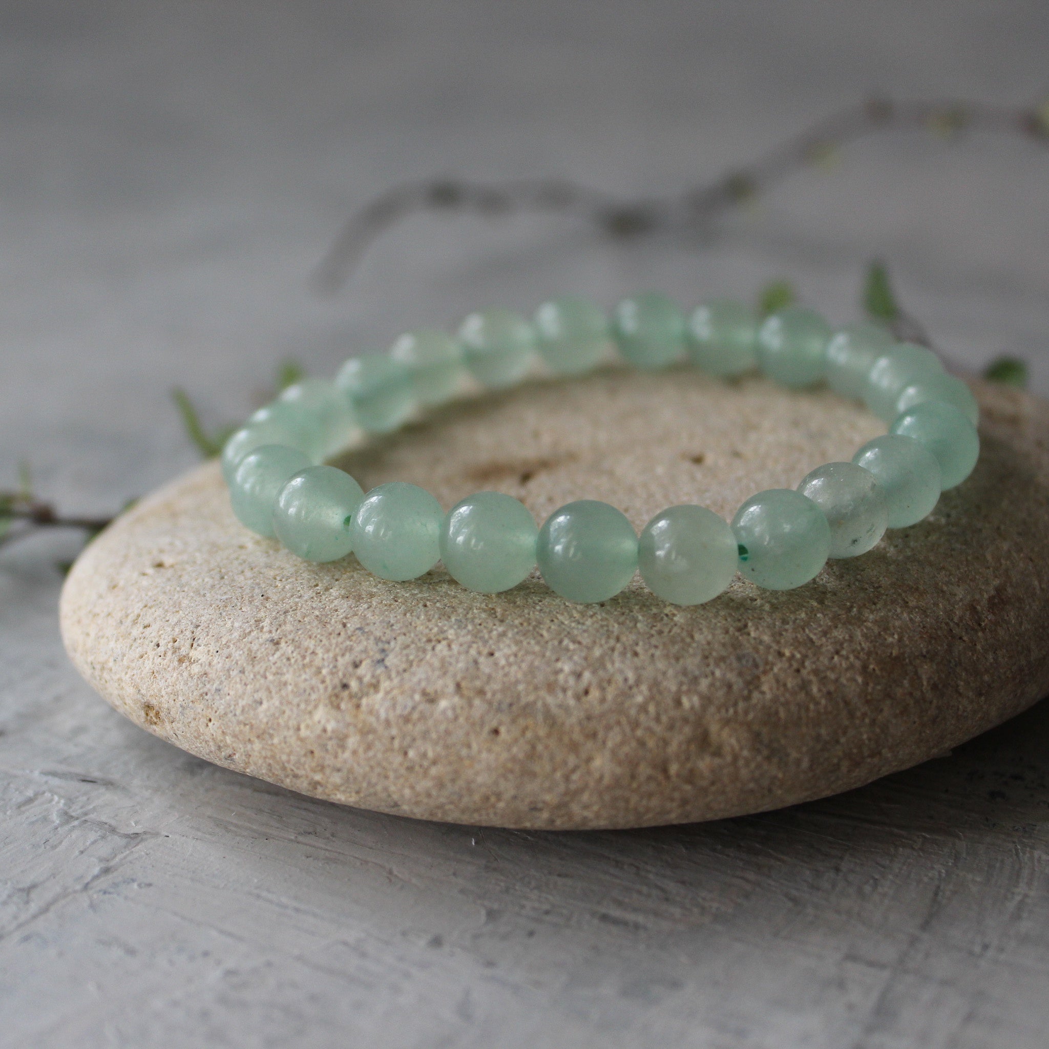 Bead Bracelet Green Adventurine - Tribe Castlemaine
